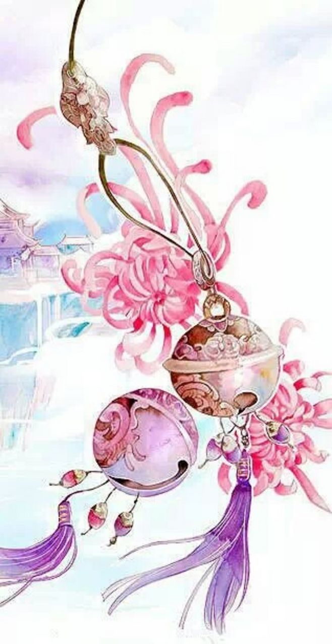 粉鈴搖彼岸 一簪古風醉華年